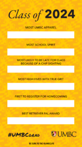 Class of 2024 friend awards sheet